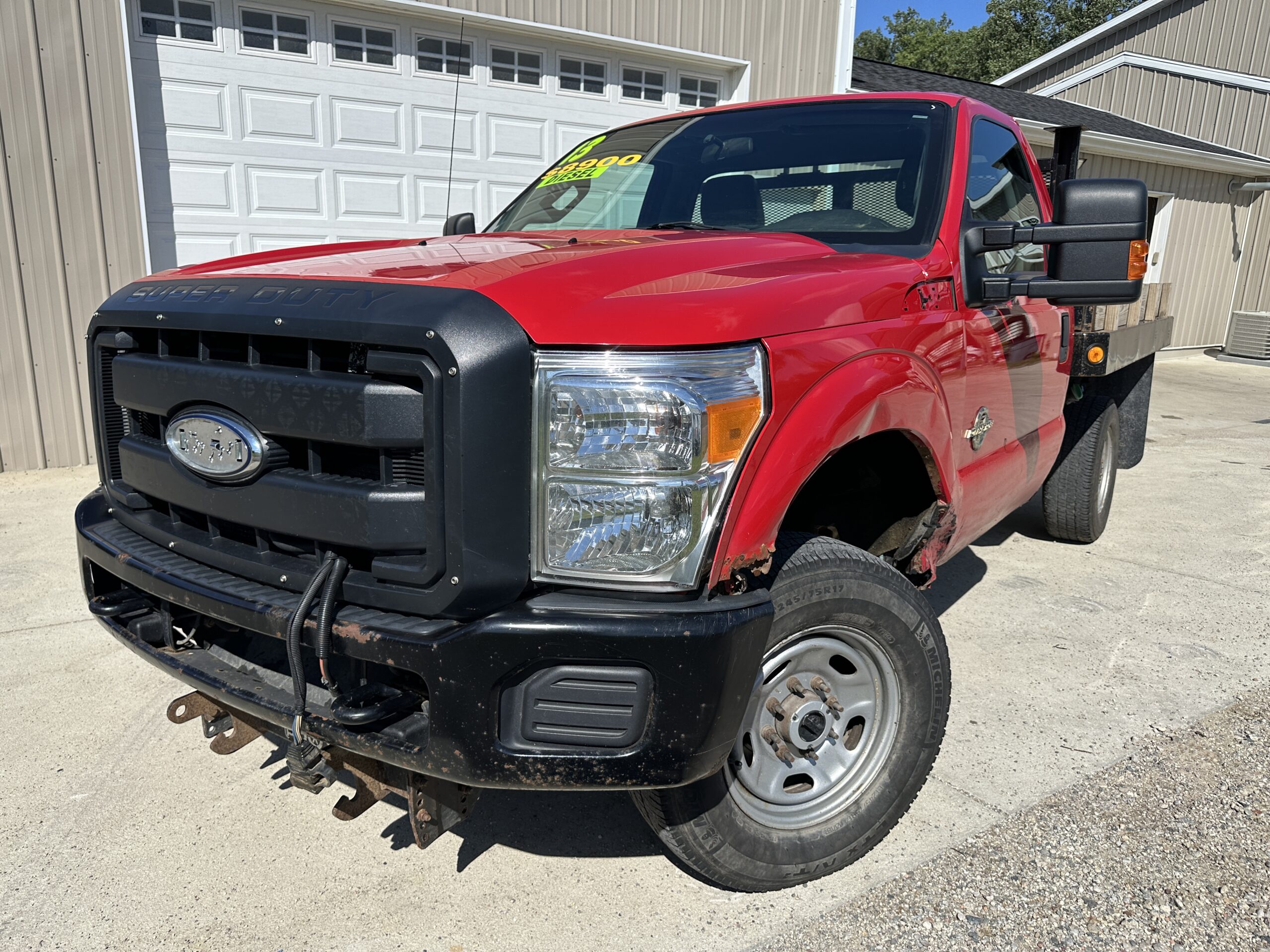 2013 Ford F-250 For Sale XL 4WD Regular Cab Flat Bed Diesel