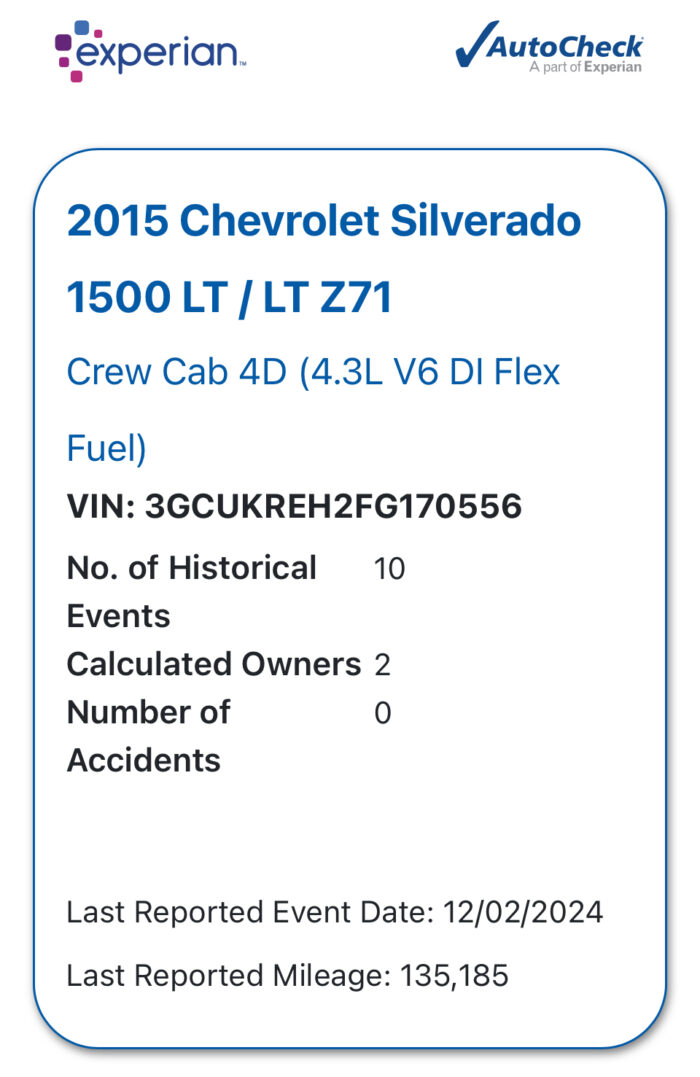 2015 Chevrolet Silverado For Sale 1500 Crew Cab LT 4WD - Image 19