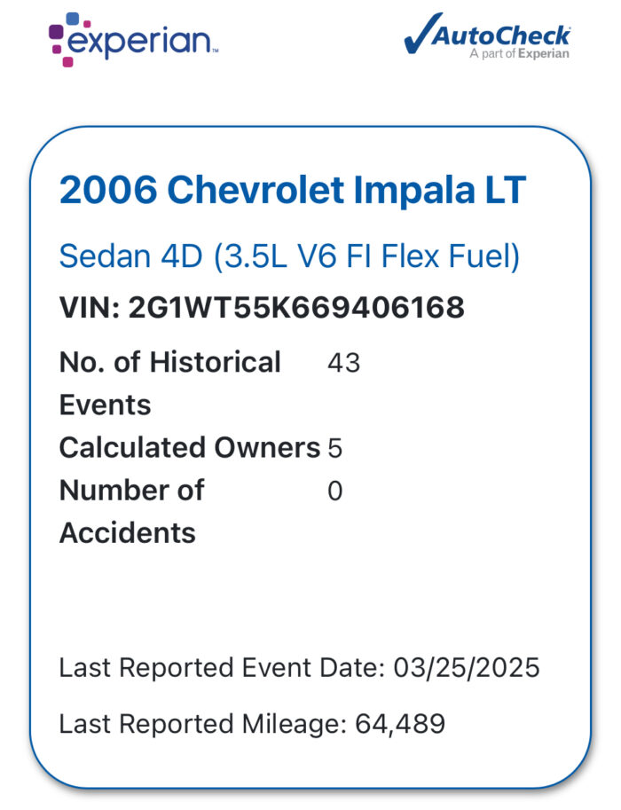 2006 Chevrolet Impala For Sale LT Sedan - Image 17