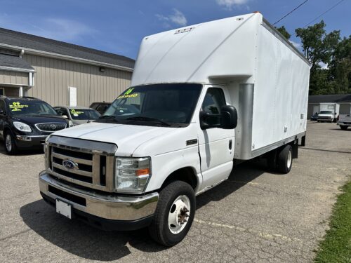 2016 Ford E450 For Sale Cutaway Regular Cab Box Truck 16’ Split Box Rear door opening 88”w by 78”h
