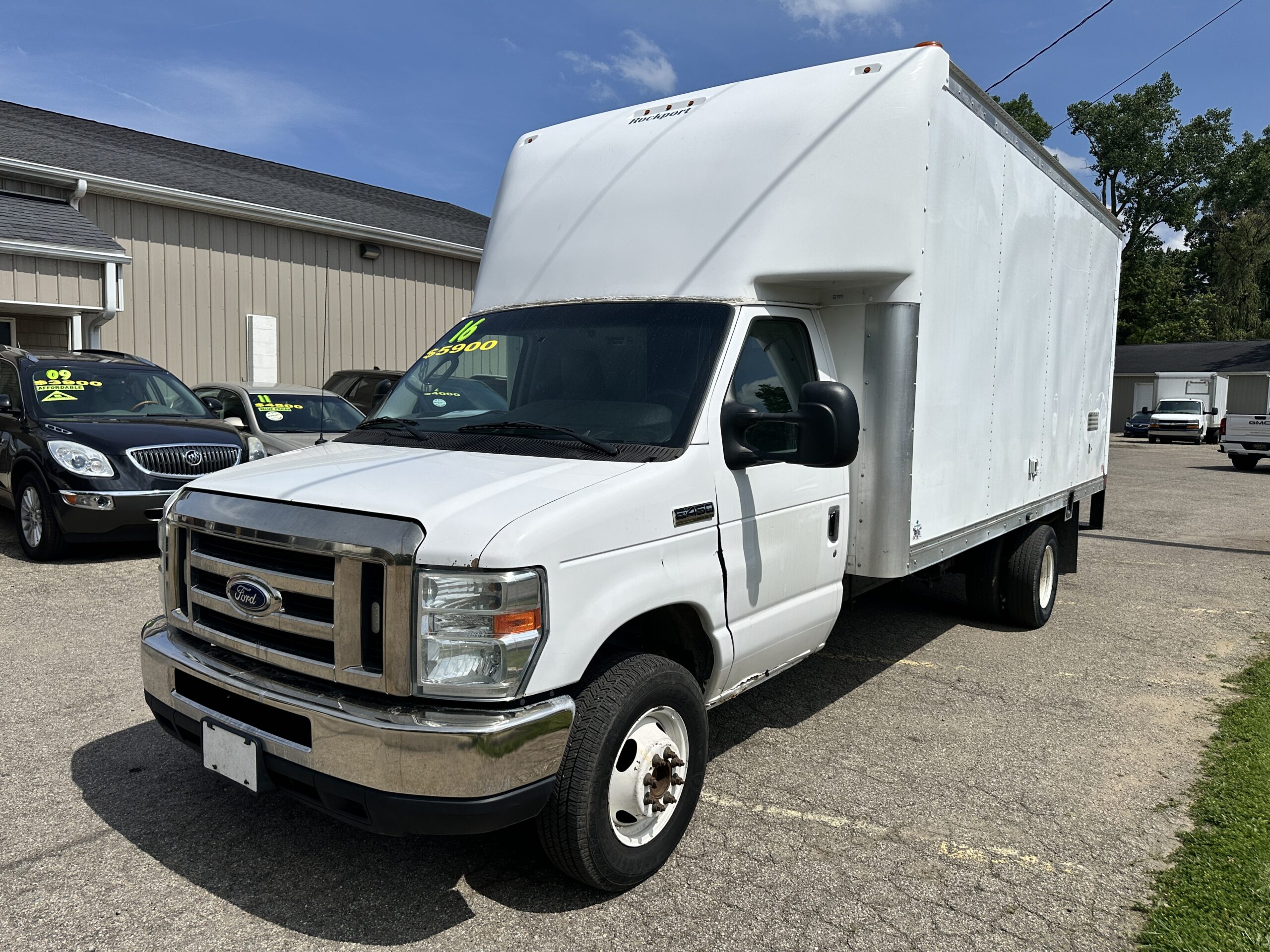 2016 Ford E450 For Sale Cutaway Regular Cab Box Truck 16’ Split Box Rear door opening 88”w by 78”h