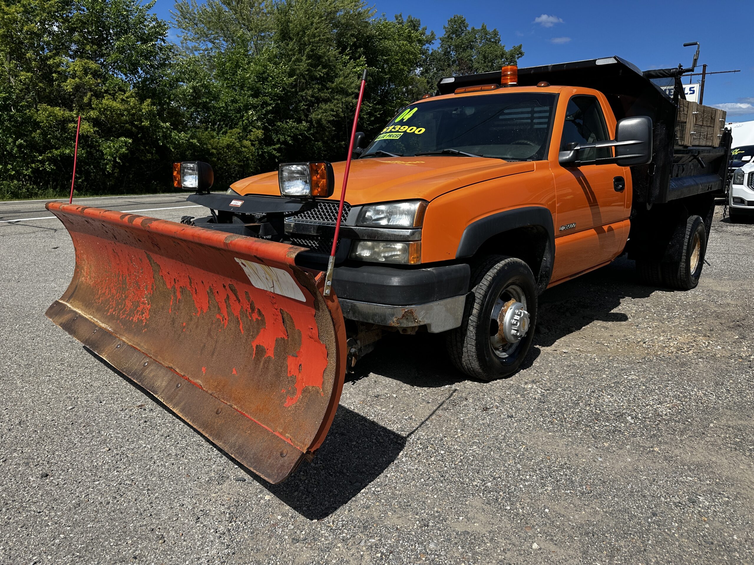 2004 Chevrolet Silverado 3500 For Sale Regular Cab 4WD Dump & Plow Truck