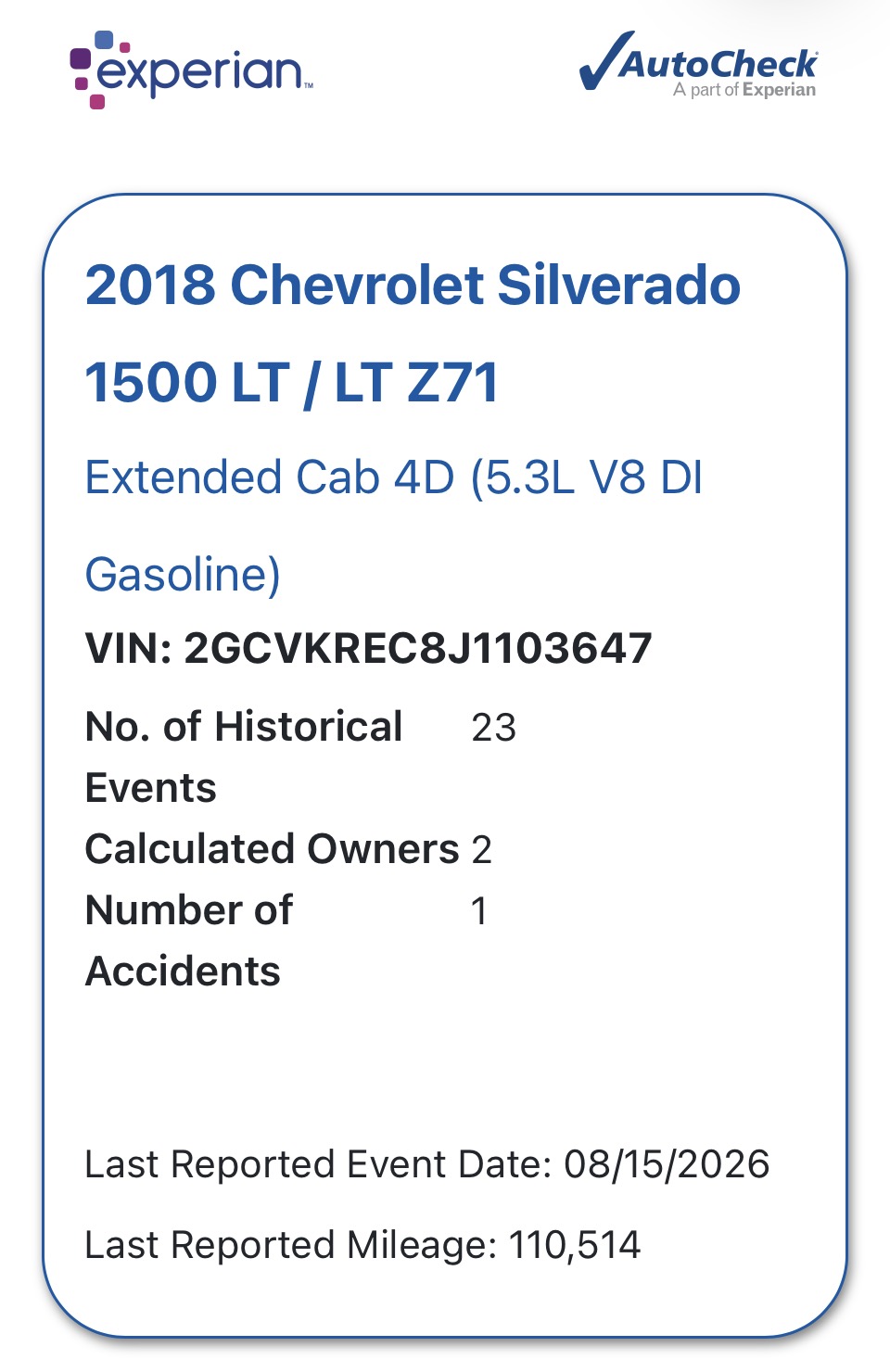 2018 Chevrolet Silverado 1500 For Sale Z71 LT Double Cab 4WD - Image 20
