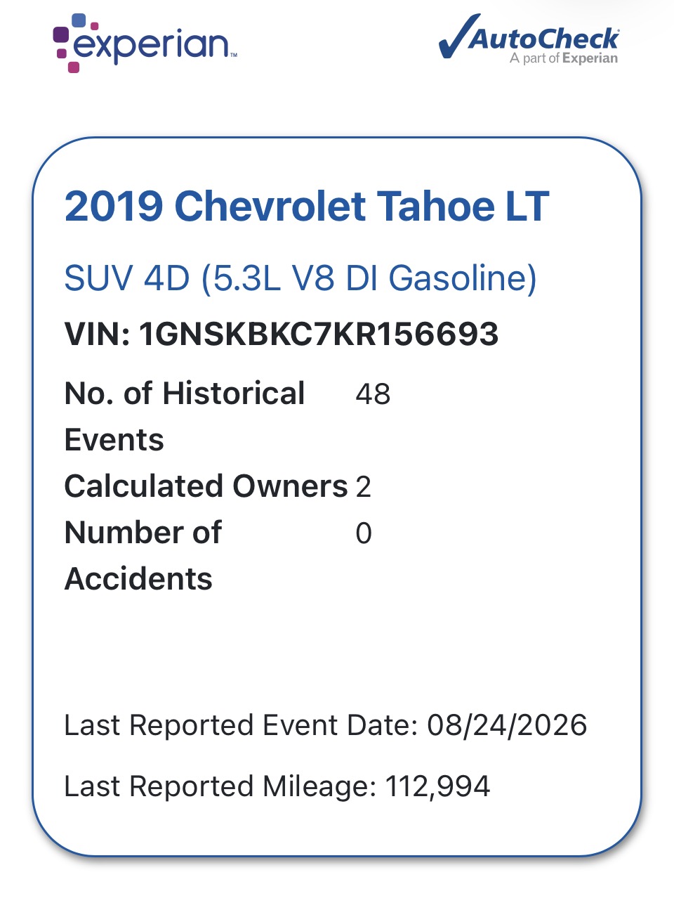 2019 Chevrolet Tahoe For Sale LT 4WD - Image 20