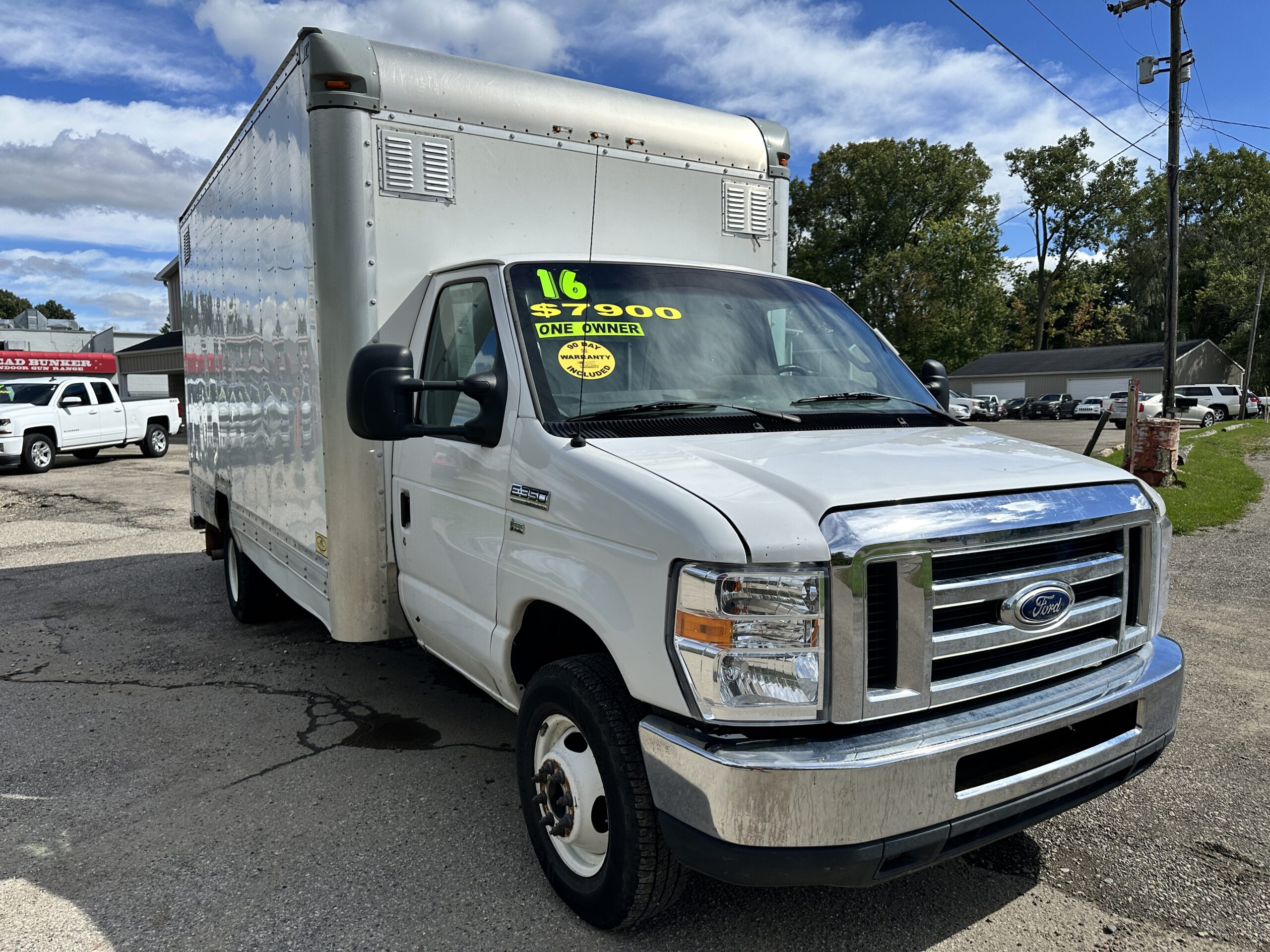 2016 Ford E350 For Sale Cutaway Regular Cab Box Truck 16β Box - Image 3