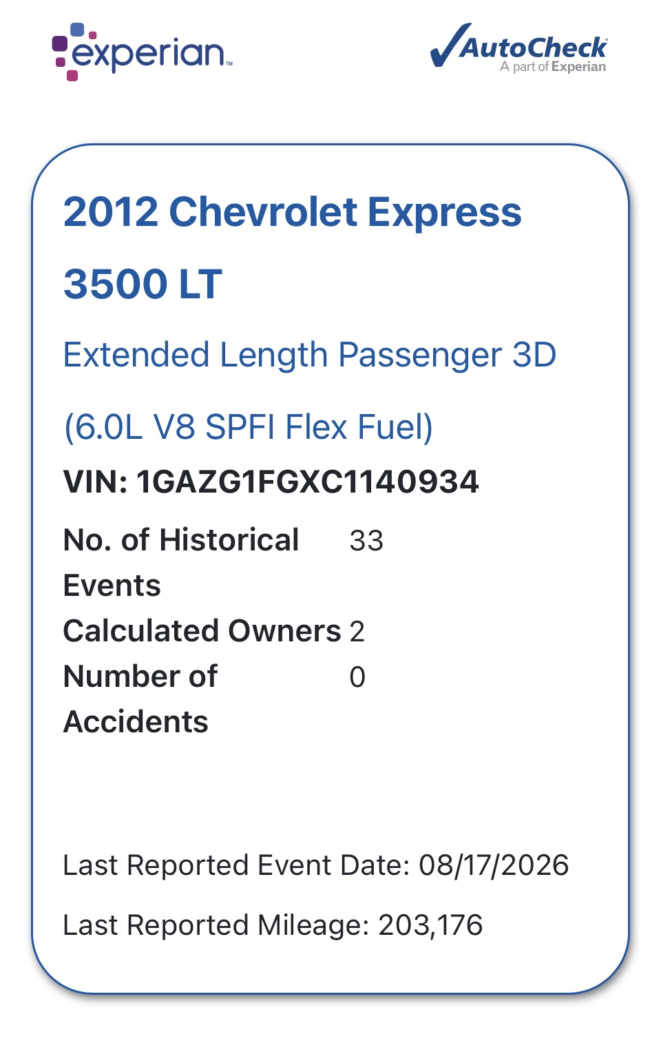 2012 Chevrolet Express 3500 For Sale LT Extended 12 Passenger Van - Image 19